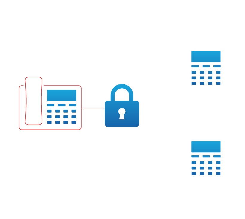 securely connecting IP phones